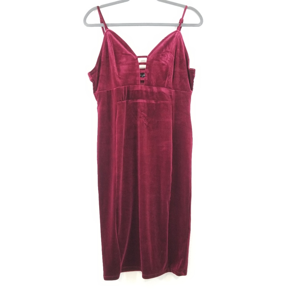 Haute Monde Velvet Cocktail Dress Bodycon Size XL